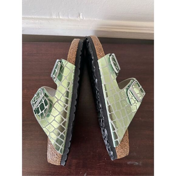 BIRKENSTOCK Arizona MF Gator Gleam Mineral sandals size EU40, US9 - Picture 8 of 16